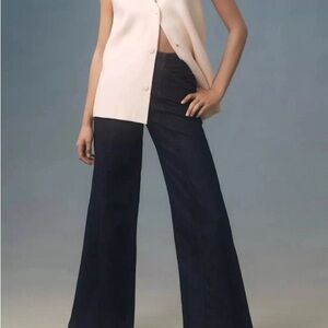 Delaney wide leg jeans from Anthropologie (Maeve) worn once